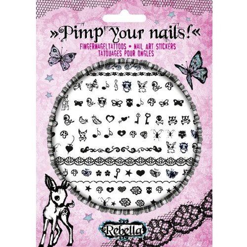 Preisvergleich Produktbild Fingernageltattoos - Pimp you nail´s! Rebella Coppenrath Verlag KG 45398