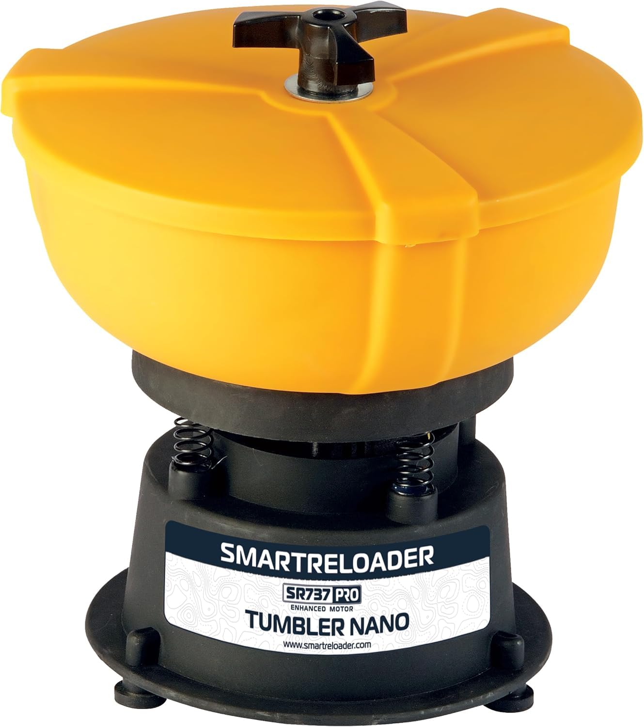 Smartreloader SR737 Nano PRO, Buratto per Bossoli, Ideale per Cacciatori, Tiratori di Poligono, Gioiellieri, Ristoratori, Ferramenta, Lucidatura Rapida, Motore Potente, Contenitore 1.75lt