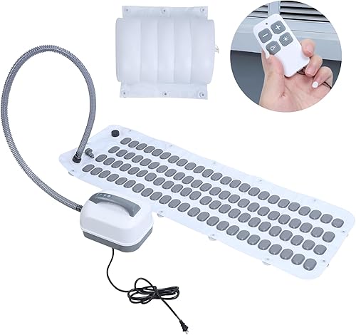 Miniatura 2 de Tapete de baño portátil de burbujas para spa, tapete de baño de burbujas de cuerpo completo con control remoto y almohada, bomba de aire eléctrica y