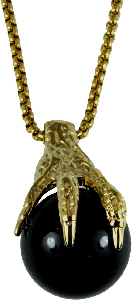 4031851 AEAONMS Masonic Black Stone Necklace Freemason Mecca Prince Hall Mason Shriner Claw