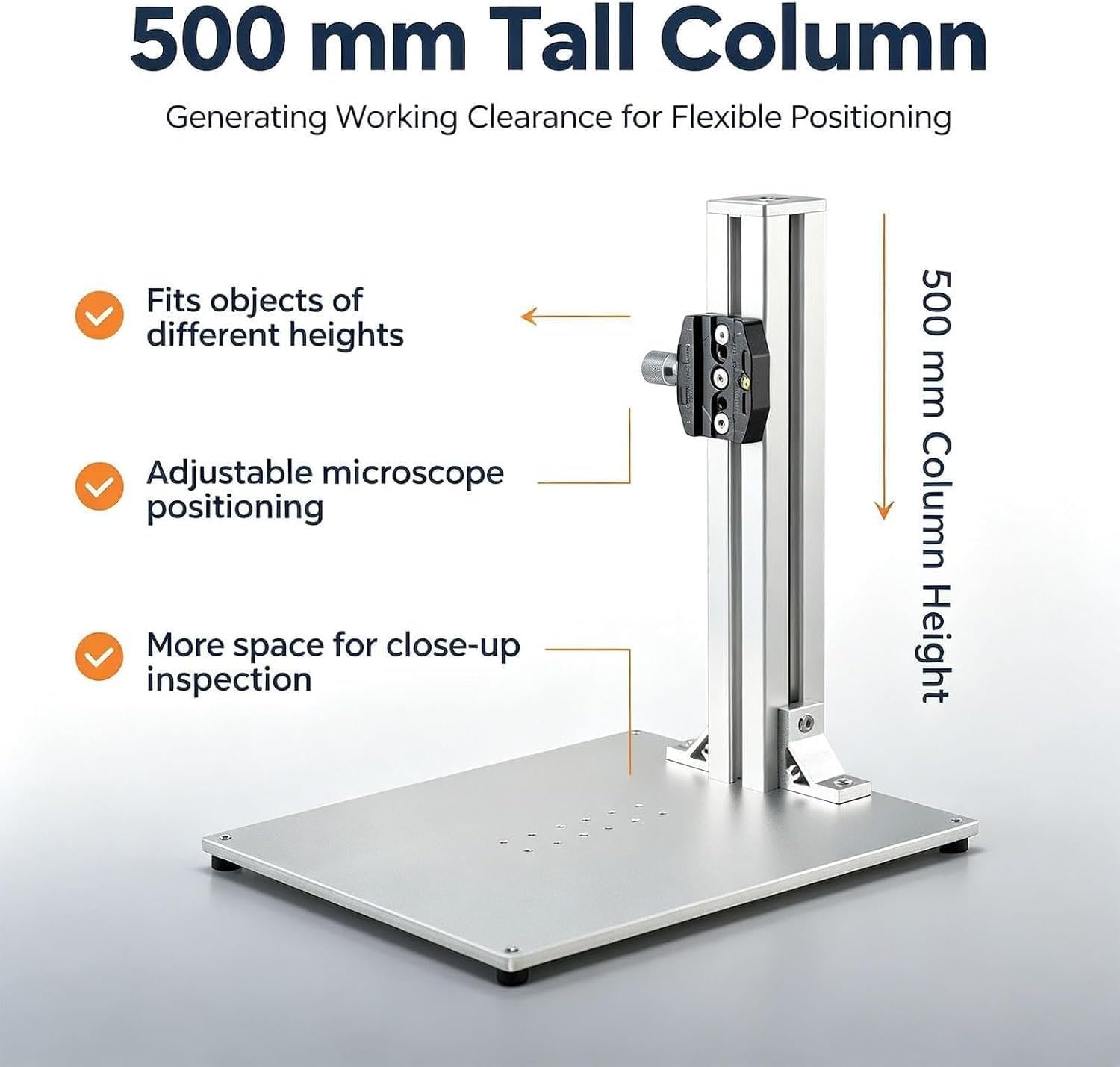 500-mm-film-digitalisierungsstativ, Höhenverstellbares Fotostativ, Makroaufnahmen, Für Filmdigitalisierung, DSLR-makroaufnahmen, Foto- Und Videoaufnahmen