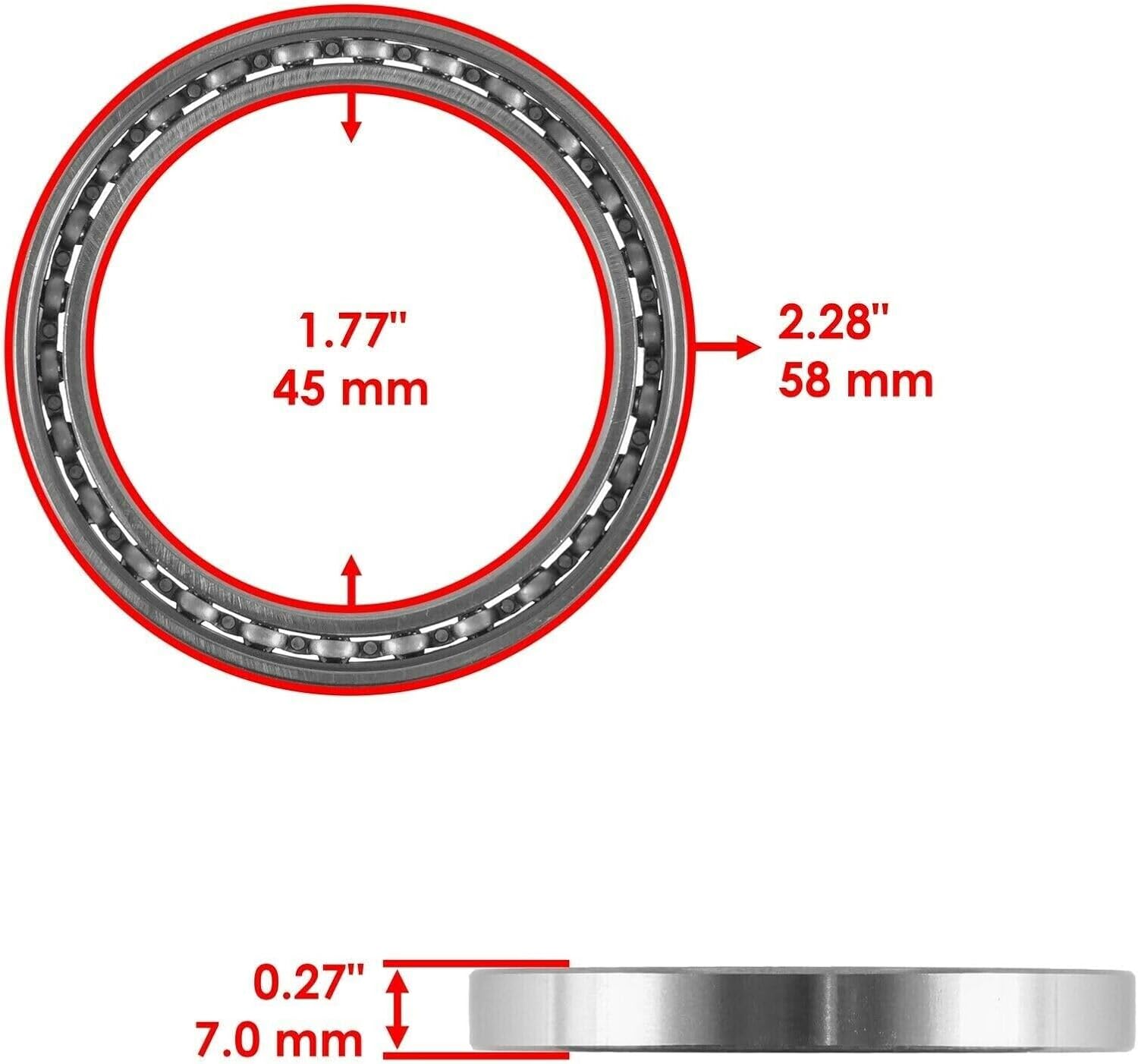 Caltric Rear Differential Rebuild Kit Compatible with Honda Rancher 420 TRX420FM FE TM TE 2007-2013