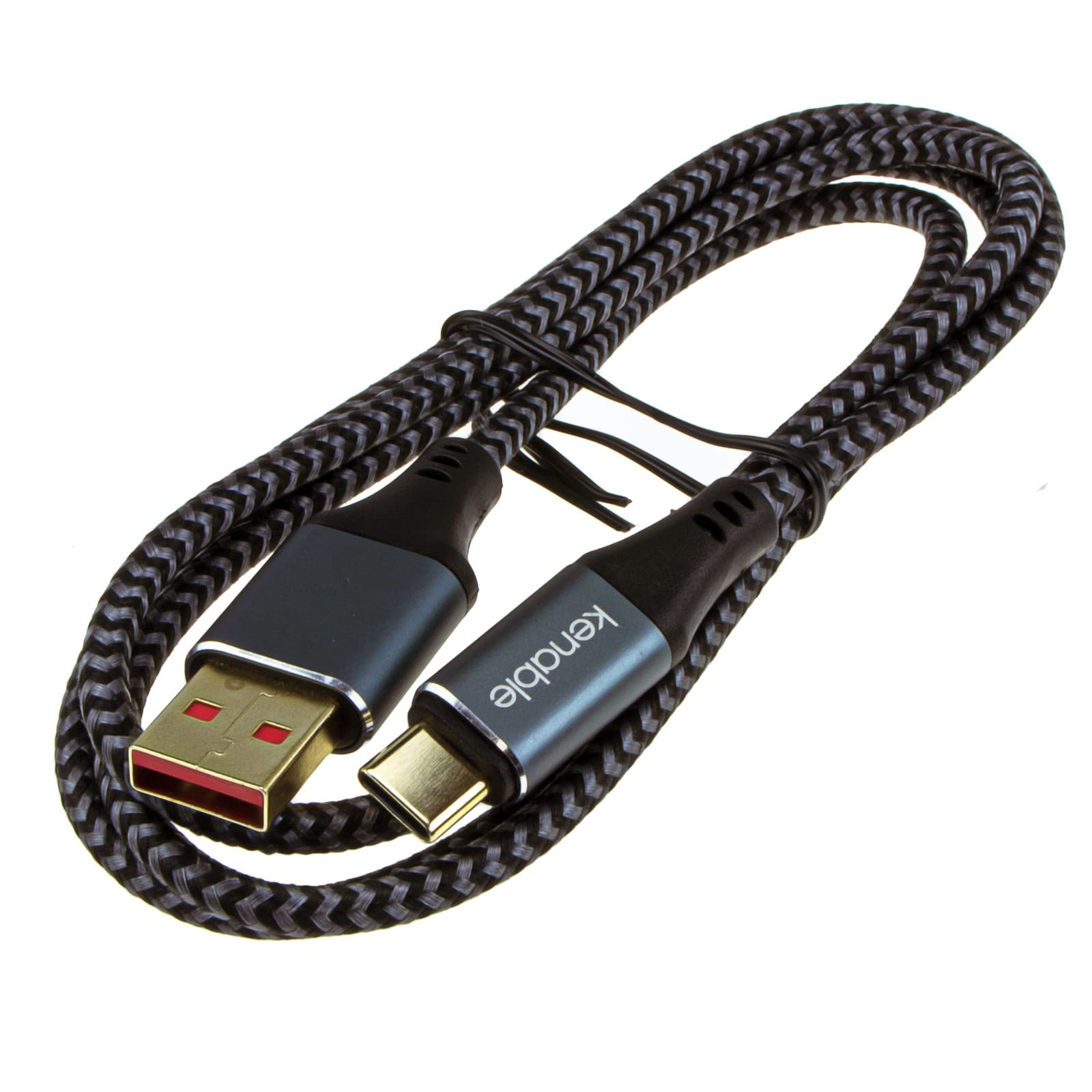 Cavo Universale Micro Usb Cavo Micro USB Ad Angolo 90° Per Caricare Il Telefono Comodamente - Nero, 1 Metro, In Tessuto Antenna 5 G - Foto 8