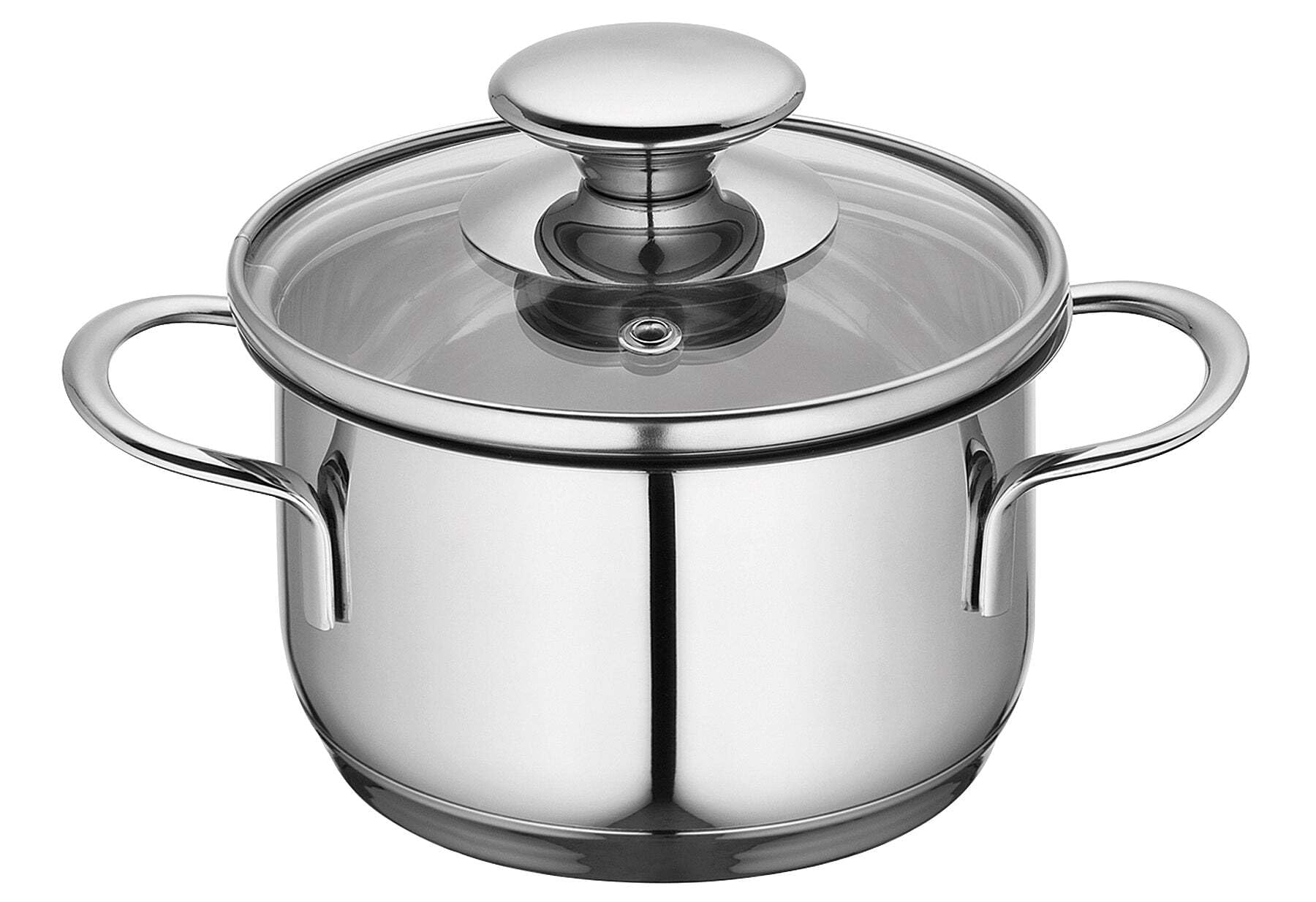 Küchenprofi 2370702812 Casserole en INOX avec Couvercle en Verre