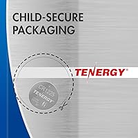 Vista 7 de Tenergy Batería de 3 voltios CR1225, pilas de botón, ideal para termómetros, llaveros, punteros láser, dispositivos médicos, calculadoras y más, 10