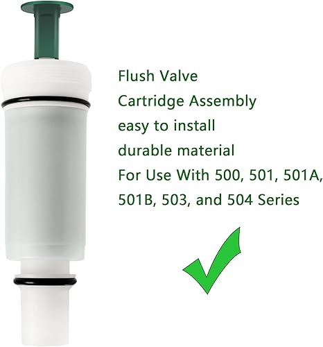 Miniatura 6 de C-100500-K Flushmate Original ReplacementCartridgePower Flush Toilet Piston Cartridge Piezas, Compatible con los modelos 500, 501, 501A, 501B, 503,