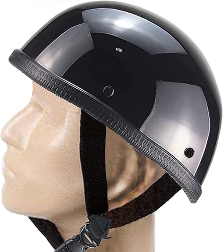 Medio casco de motocicleta aprobado por DOT, casco de motocicleta, casco de media cara, casco de media cara de perfil bajo, cascos de media cara