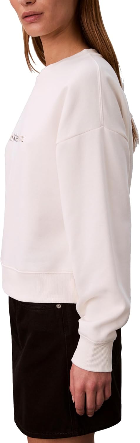 Calvin Klein womens Monogram Logo Crewneck - Image 5
