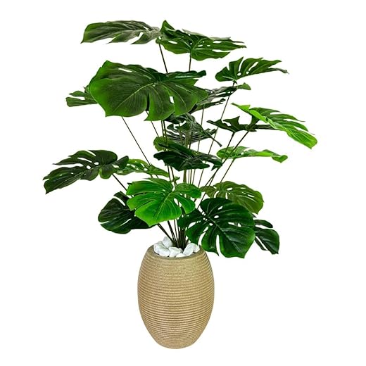 Plantas Artificiais Para Sala: Beleza Duradoura E Baixa Manutenção Arranjo Costela De Adao Grande 24 Folhas