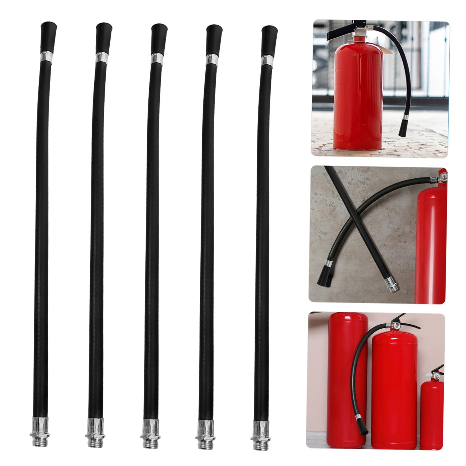 Feuerlöscher Sprühschlauch Kunststoff 4 Kg Düsenrohr Auslassschlauch Ersatzteile Flexibel Brandschutz Werkzeuge