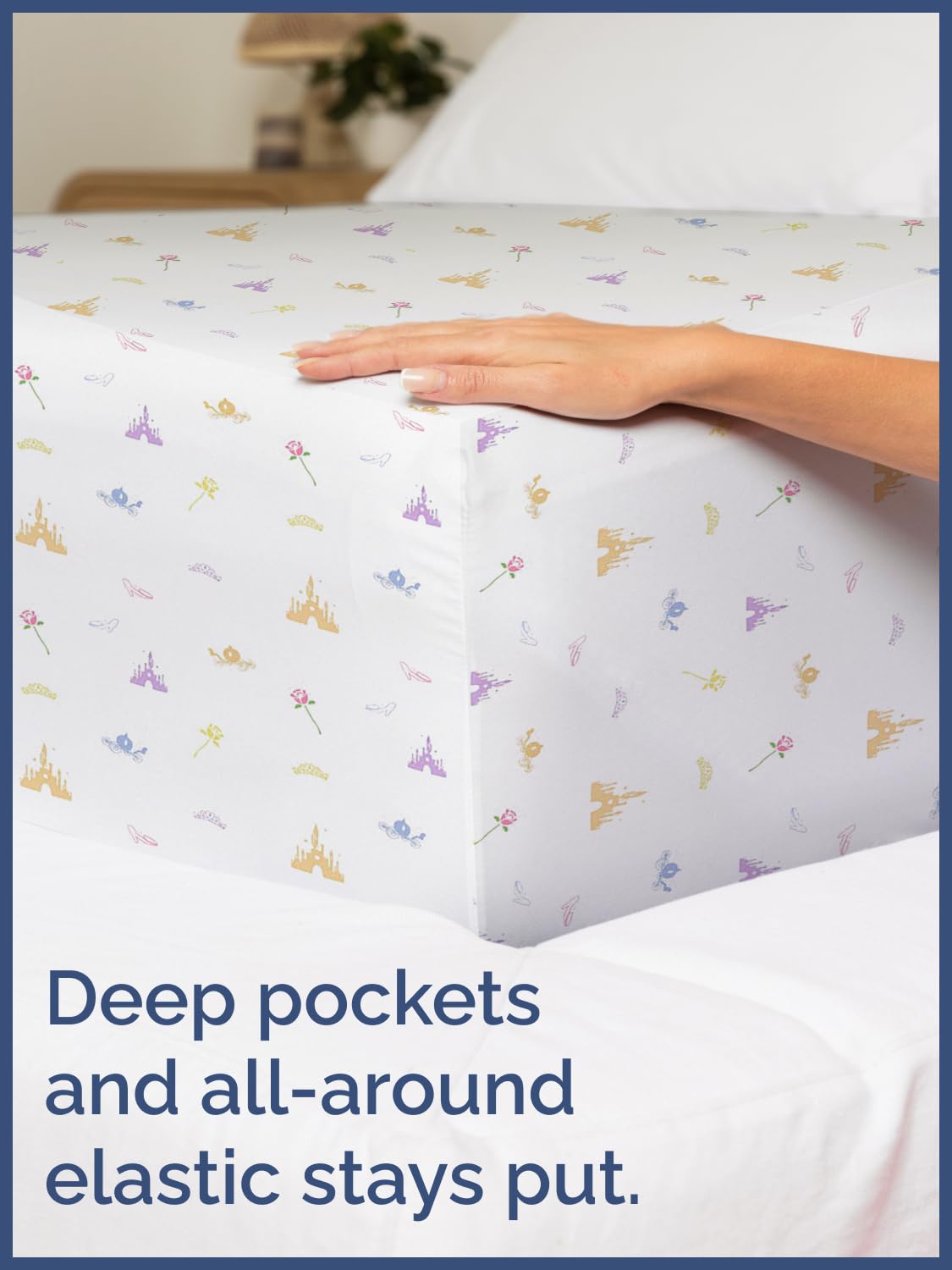 CGK Linens - Juego de sábanas matrimonial, 4 piezas, para niños, niñas, adolescentes, de princesa, esquinas de bolsillos profundos, transpirables, lavar a máquina, sin arrugas, bonitas, suaves 6