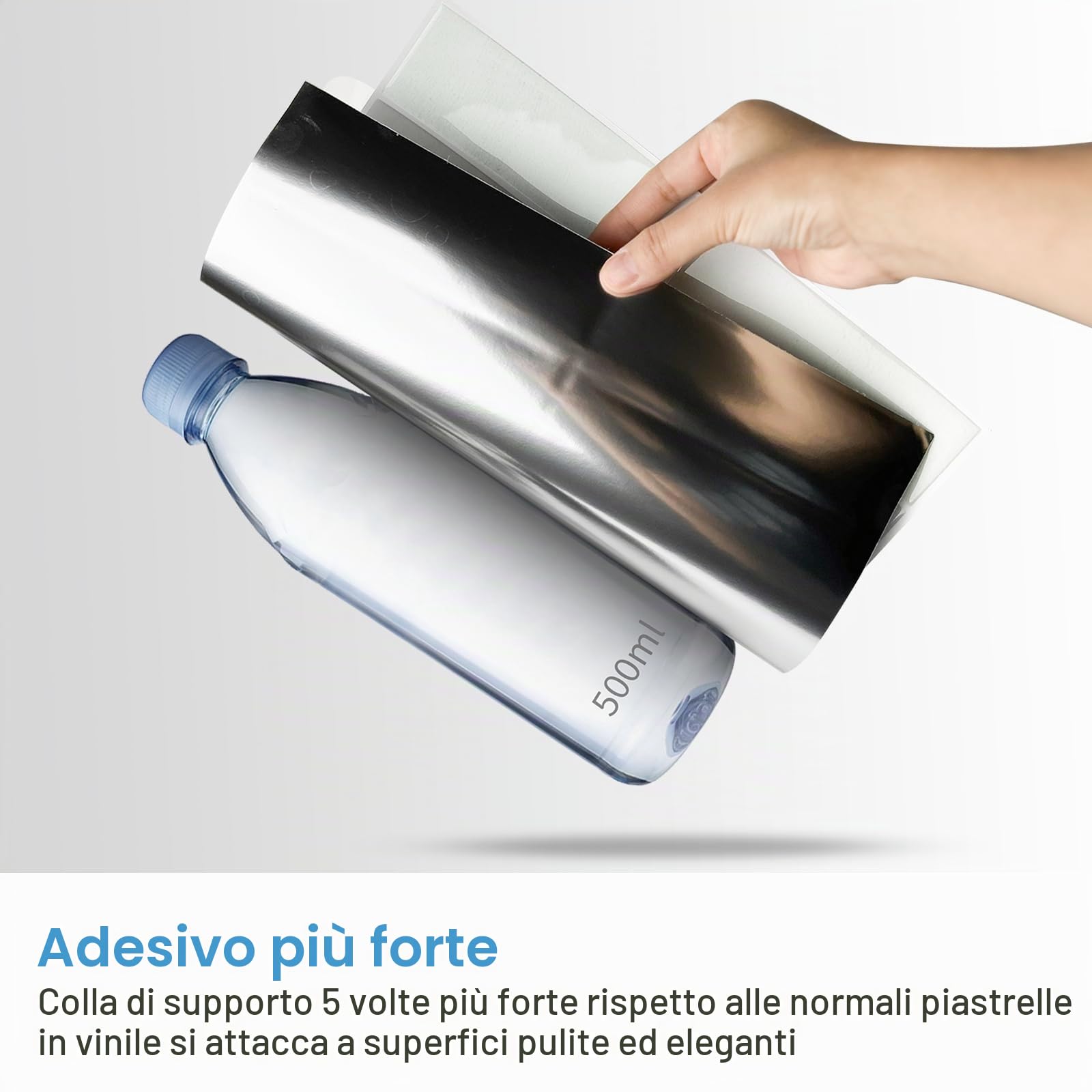 Alwayspon Piastrelle adesive da parete in vinile 3D, 25,4 x 25,4 cm, 10 pezzi, autoadesive, impermeabili, paraspruzzi, per cucina, bagno, parete, verde salvia