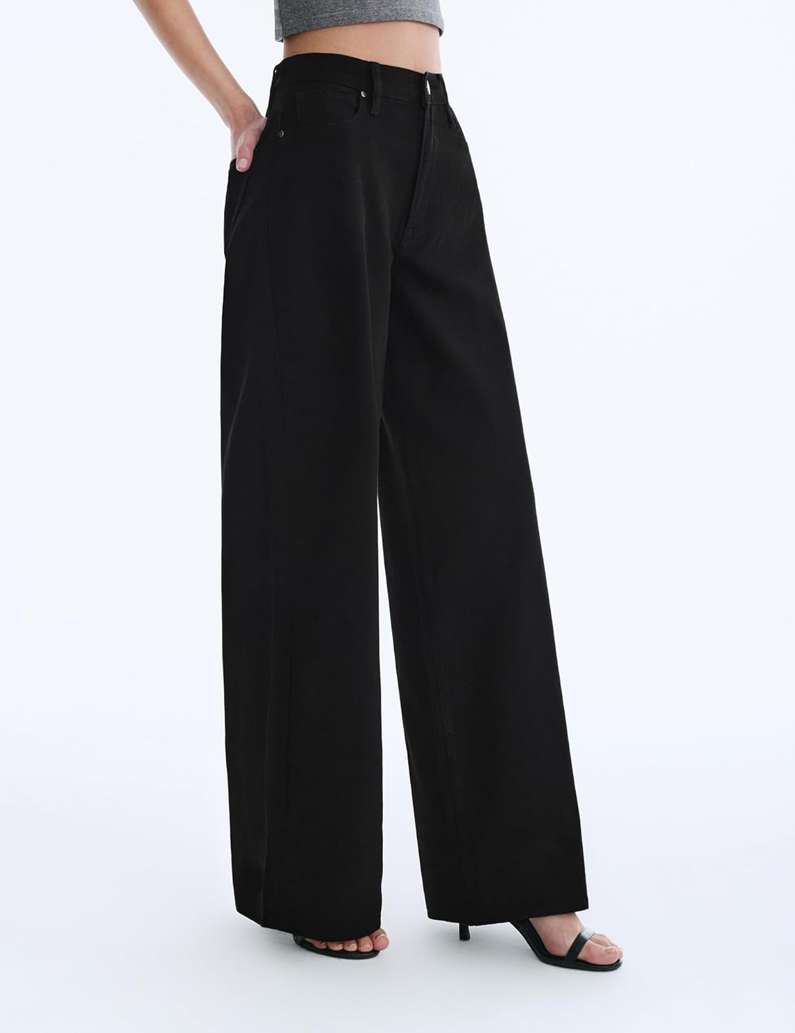 Women's Adjustable Wasit Wide Leg Jeans Baggy High Waisted Jeans Y2K Casual Trendy Denim Pants - Image 5