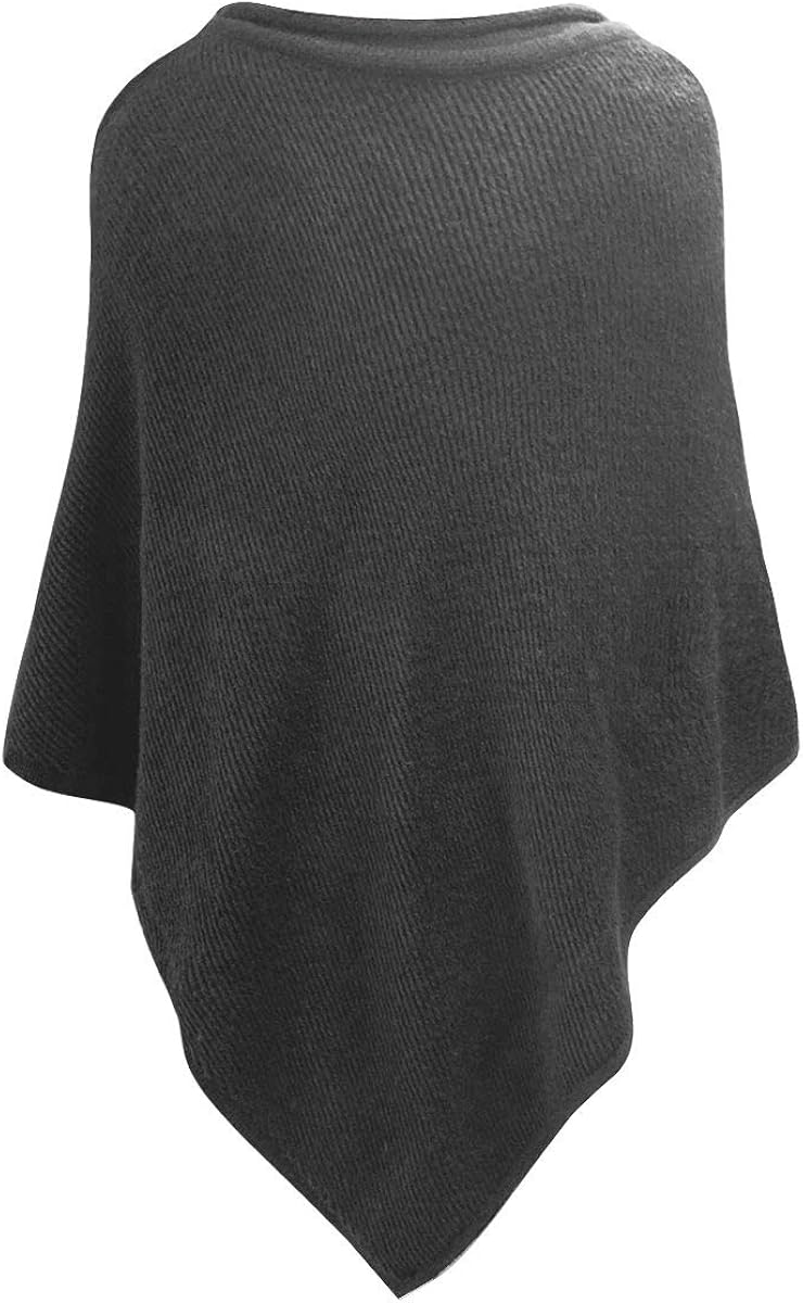 Womens Pullover Poncho Sweater Cardigan