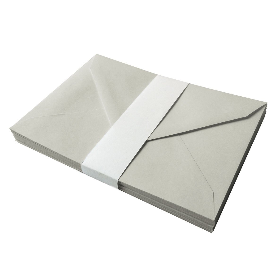 C6 (A6) 114 x 162mm 14 Colours-100gsm Gummed Greeting Envelopes White/Coloured (250, Grey) — image 1