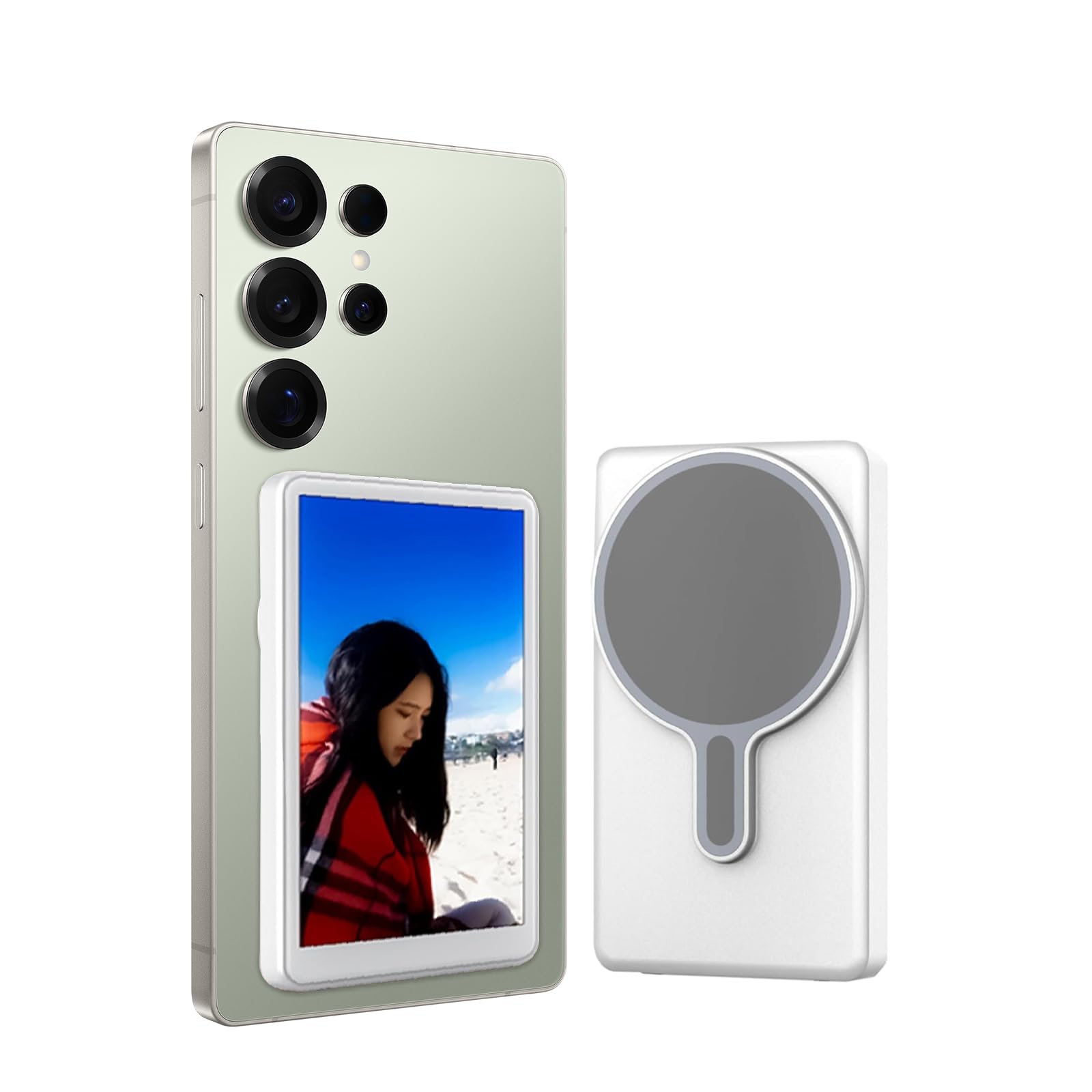 Caméra Vlog Bluetooth avec télécommande et clip magnétique pour smartphone - 8