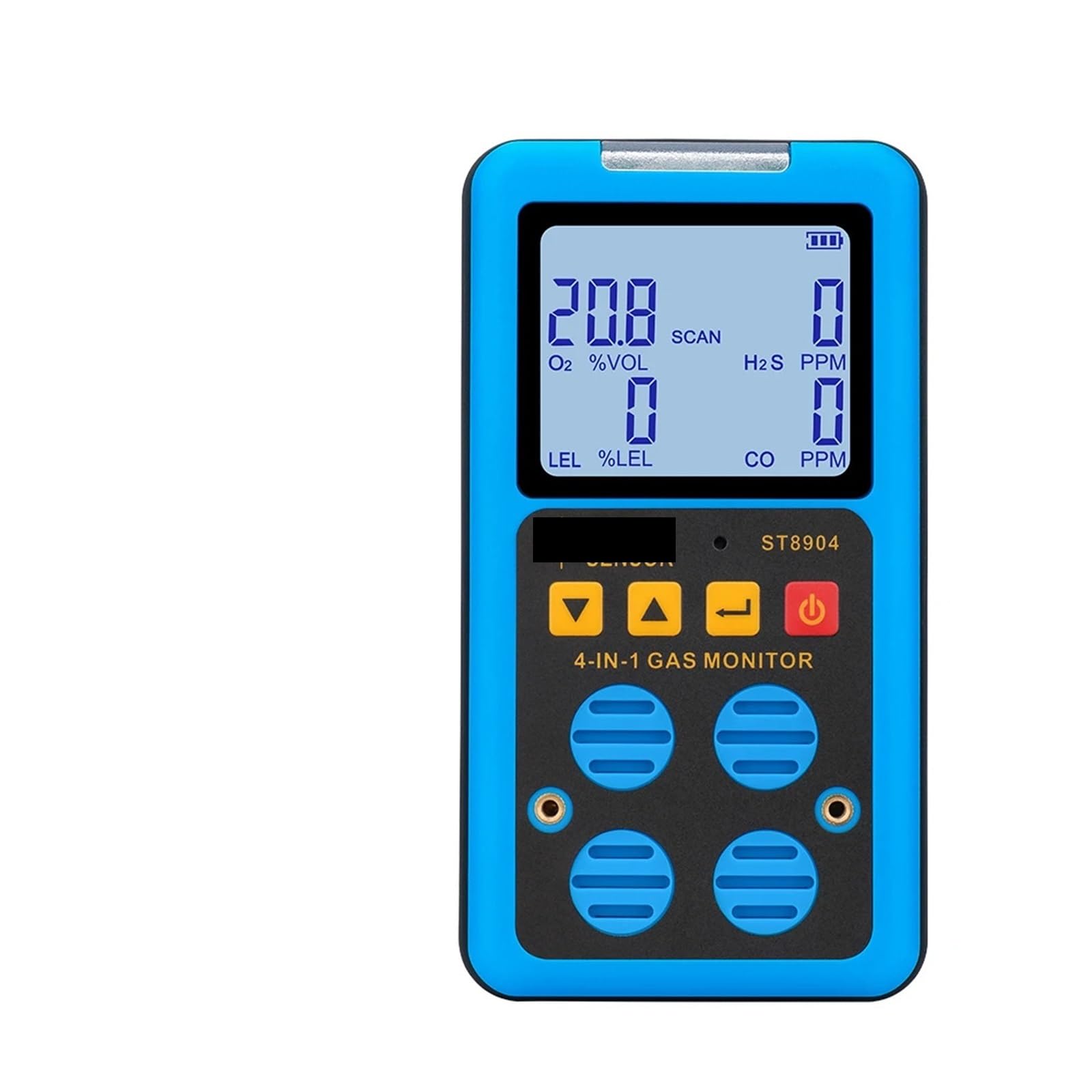 Detector de Gases, Detector de Gas Multifuncional Profesional, oxígeno, O2, sulfuro hidrógeno, H2S, monóxido Carbono, CO, Combustible, medidor LEL