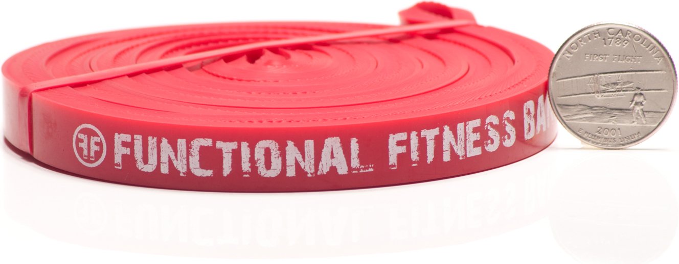 Functional Fitness FF Powerlifting Band - #2 Red - 20-35 lbs. (9-16 kg) Resistance