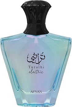 Amazon.com : Afnan Turathi Electric Unisex Eau de Parfum, 3.0 Fl