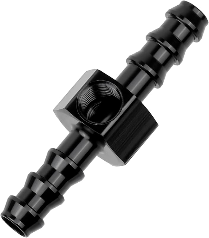Adaptador de conexão para manômetro de pressão de combustível EVIL ENERGY 5/16 com porta 1/8 NPT – 1 unidade