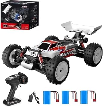 116 Brushed RC Cars for Adults, 50KM/H Remote Control Cars High Speed Racing Off-Road Vehicle, 4WD Drift Monster Truck RTR with 3 Battery