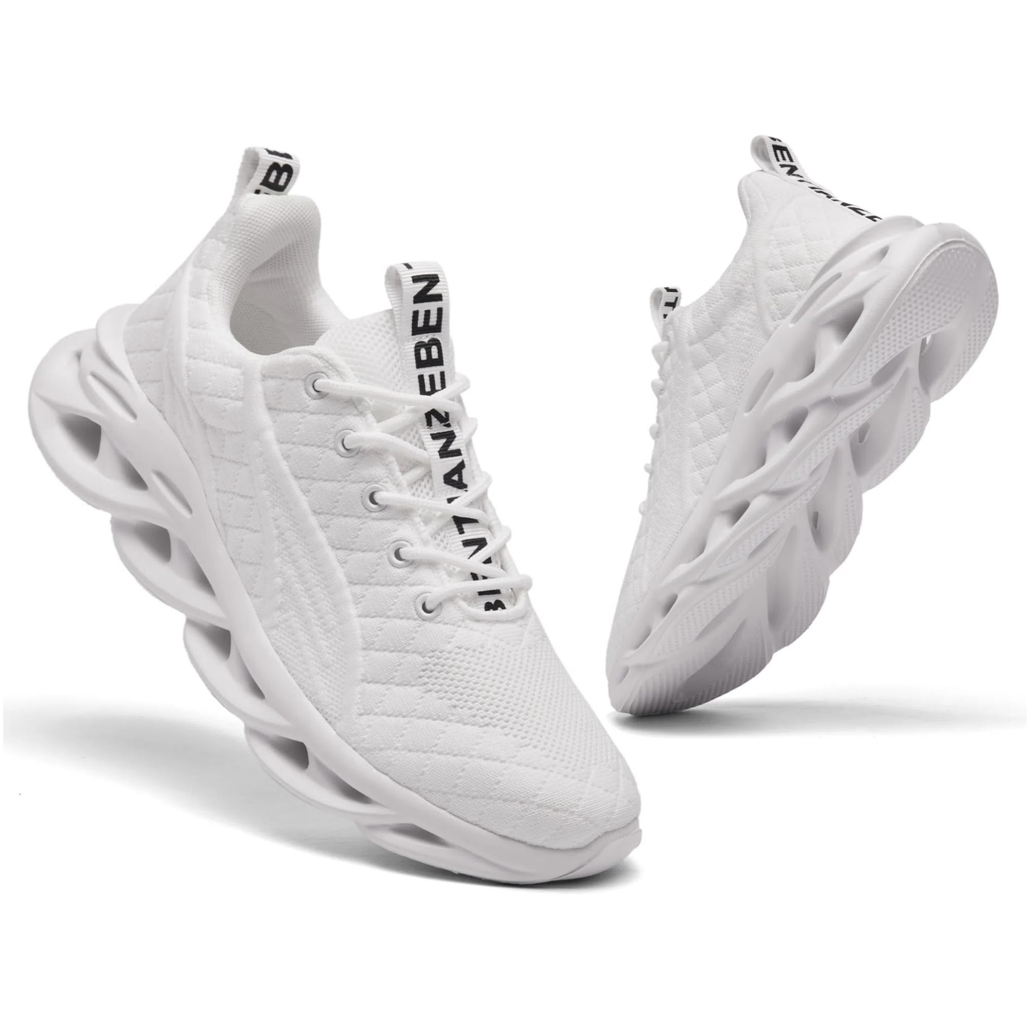 TIANZEBEN Herren Schuhe Turnschuhe Sportschuhe Laufschuhe Running Tennis Walkingschuhe Fitnessstudio Sneaker Freizeit Fashion Leichtgewichts Atmungsaktiv