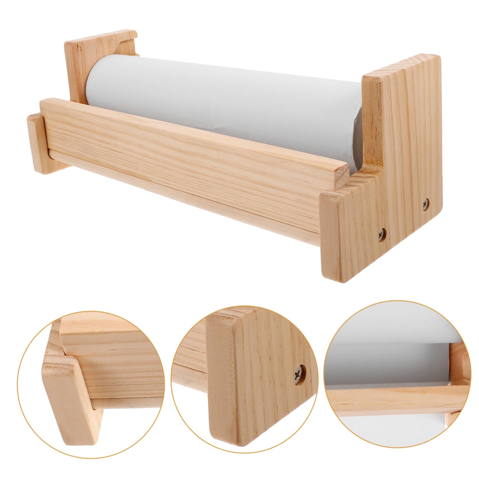 Anneome Cavalletto da Tavolo in Legno per Ragazzo Ragazza Rotolo di Carta per Attività Creative, Multifunzionale e Salvaspazio per Disegno e Pittura
