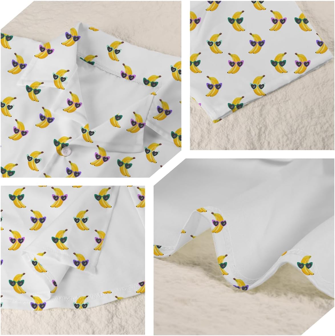 American Flag Skulll Mens Hawaiian Shirt Short Sleeve 3D Graphic Button Down Shirts Tropical Holiday Beach Aloha Shirts - Image 5