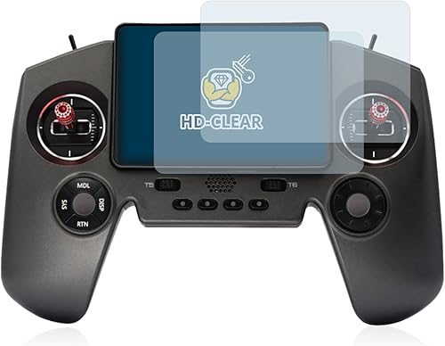 Miniatura 2 de brotect Paquete de 2 protectores de pantalla compatibles con FrSky Twin Lite Ultra Clear  a prueba de arañazos, transparente, HD transparente