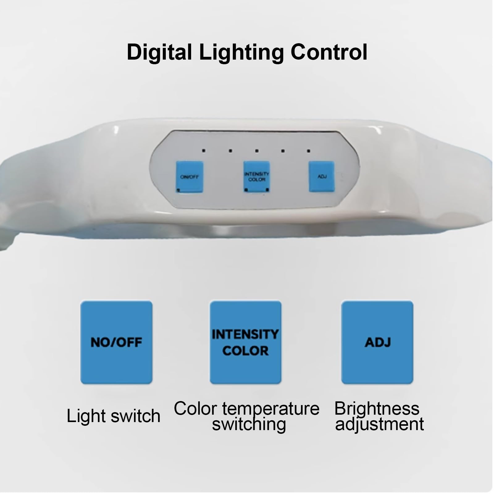 Lampada da Parete a LED per Visita Medica Chirurgica, LED Dentali Lampada, Chirurgica Lampada, 110~220 V, Luminosità Regolabile, per Chirurgia Dentale Otorinolaringoiatrica Veterinaria PET Tatuaggio