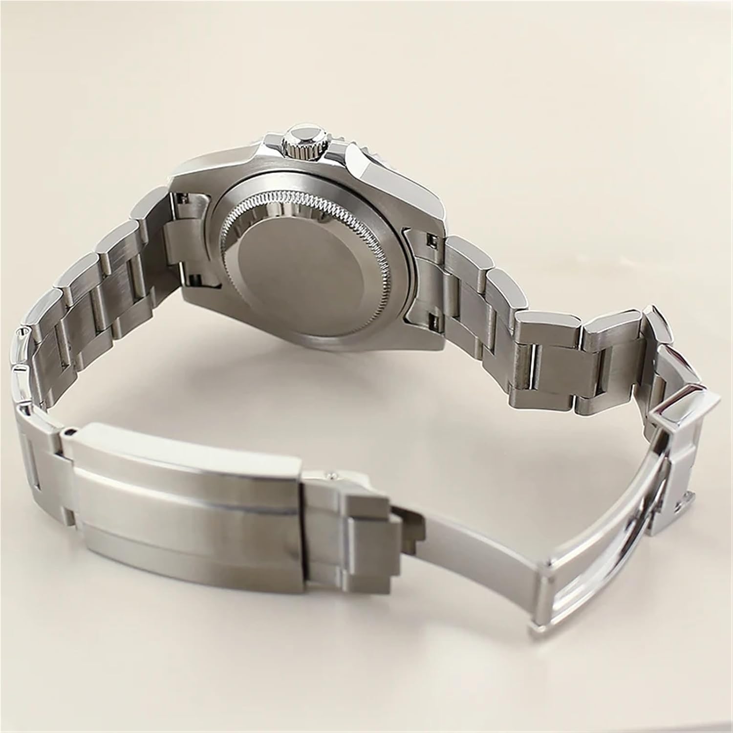 40mm Watch Case 316L Brushed Bracelet Sapphire Crystal Fit For Seiko NH35 NH36 NH34/38 8215 Eta 2824 Movement 28.5mm Watch Case