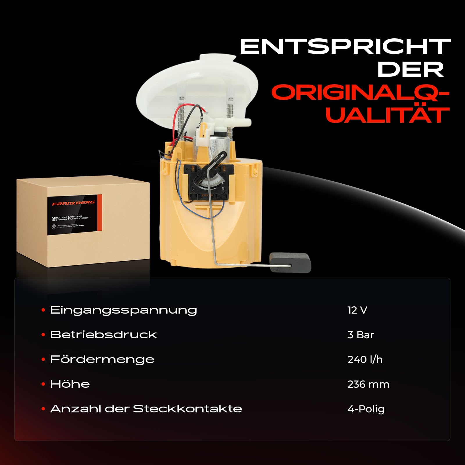 Pompa paliwa do CLS220 CLS250 E220 E300 E350 C218 X218 W212 S212 2009-2019 2124700194