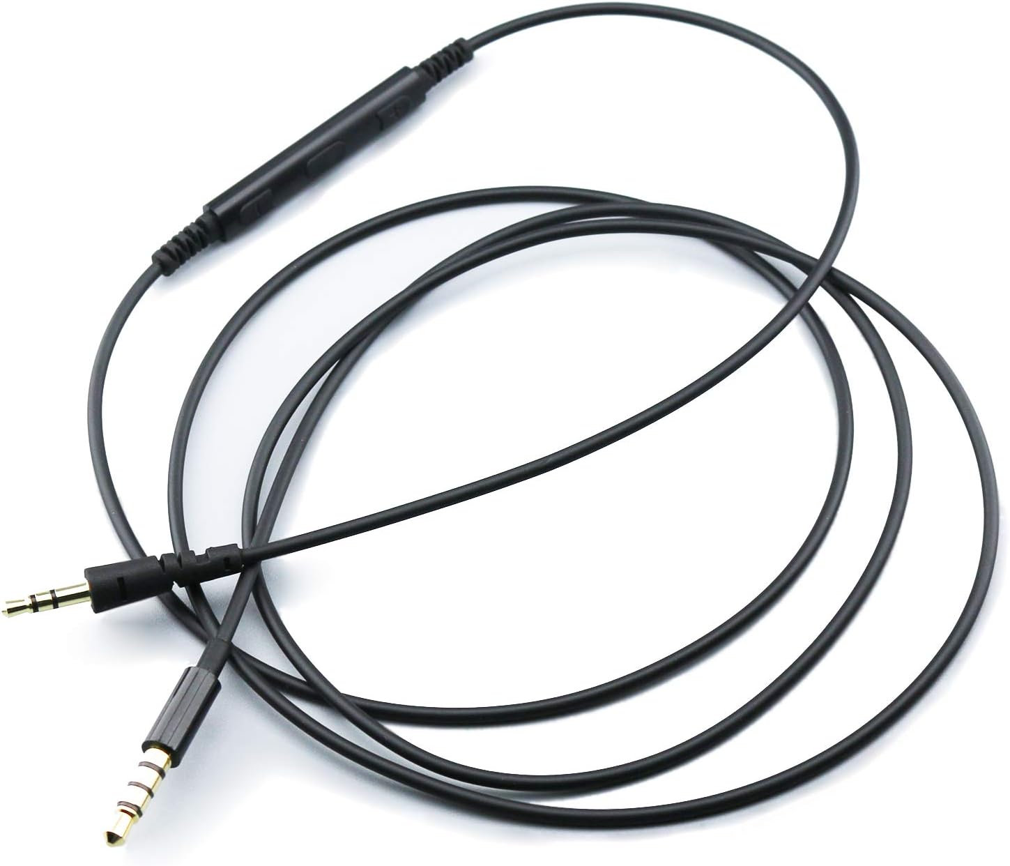 NEOMUSICIA Replacement Cable Compatible with Bowers & Wilkins P5 S2, Wireless, Recertified Headphone, Remote Volume Control & Mic Cord Compatible with iPhone iPod ipad iOS only