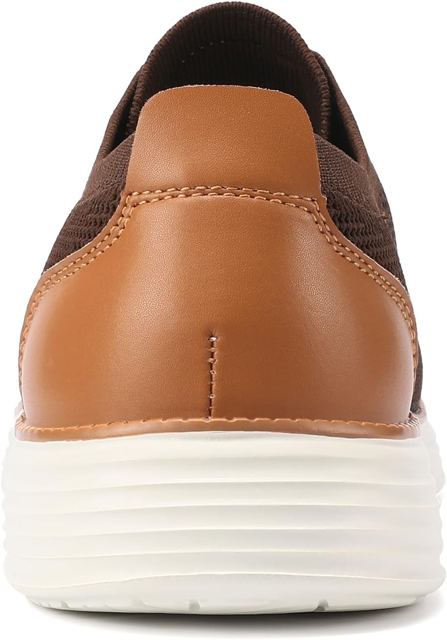 VILOCY Men's Fashion Dress Sneakers Casual Walking Shoes Business Oxfords Comfortable Breathable Lightweight Tennis - Image 6