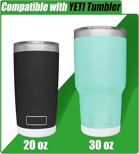 Miniatura 3 de Funda de silicona para maletero de vaso YETI de 20 onzas, 30 onzas, protección inferior y menos ruido para accesorios Yeti para taza de café de 30