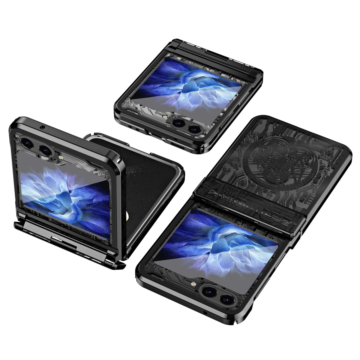 Amazon.com: XIMAND for Samsung Galaxy Z Flip 6 Case with Hinge