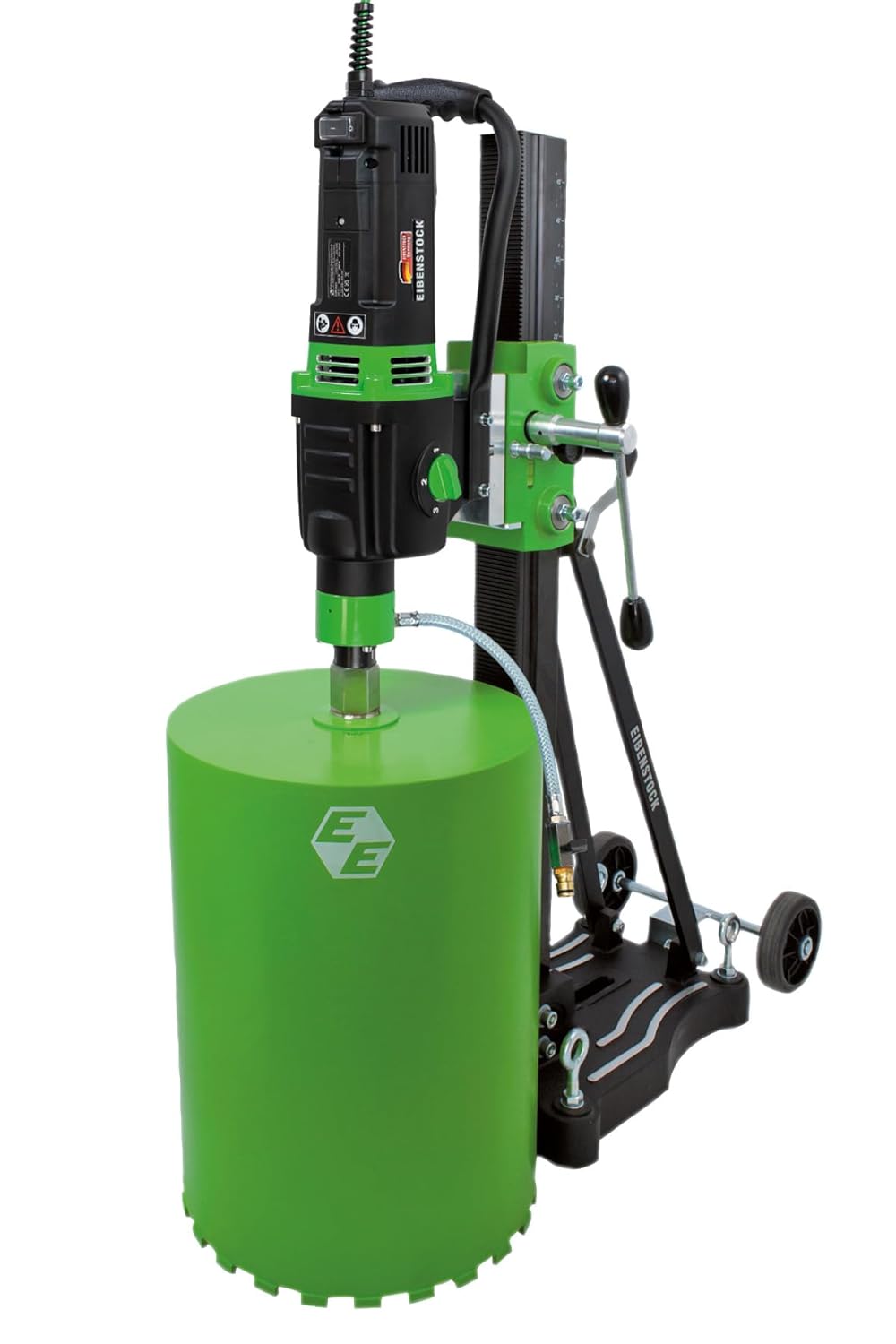 CS Unitec | EBM 352/3 PSV | Diamond Core Drill Motor with Vacuum & Anchor Stand for Reinforced Concrete. High Torque, 20 Amp, Drilling Capacity up to 14” Diameter (with Spacer) – Made in Germany