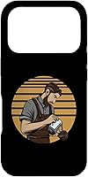Vista 30 de Retro Barista Vintage Coffee Bean Coffee Drinks Cafe Case for iPhone 16