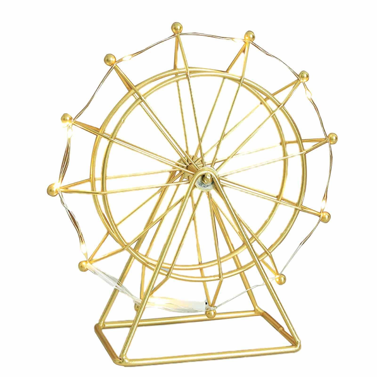 Ferris Wheel Decoration, Personalized Lamp With Ferris Wheel Rotation, Low-Light Statue, For House Party Decoration