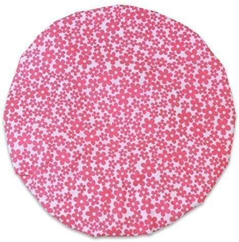 JODA Pink and White Flower Shower Cap
