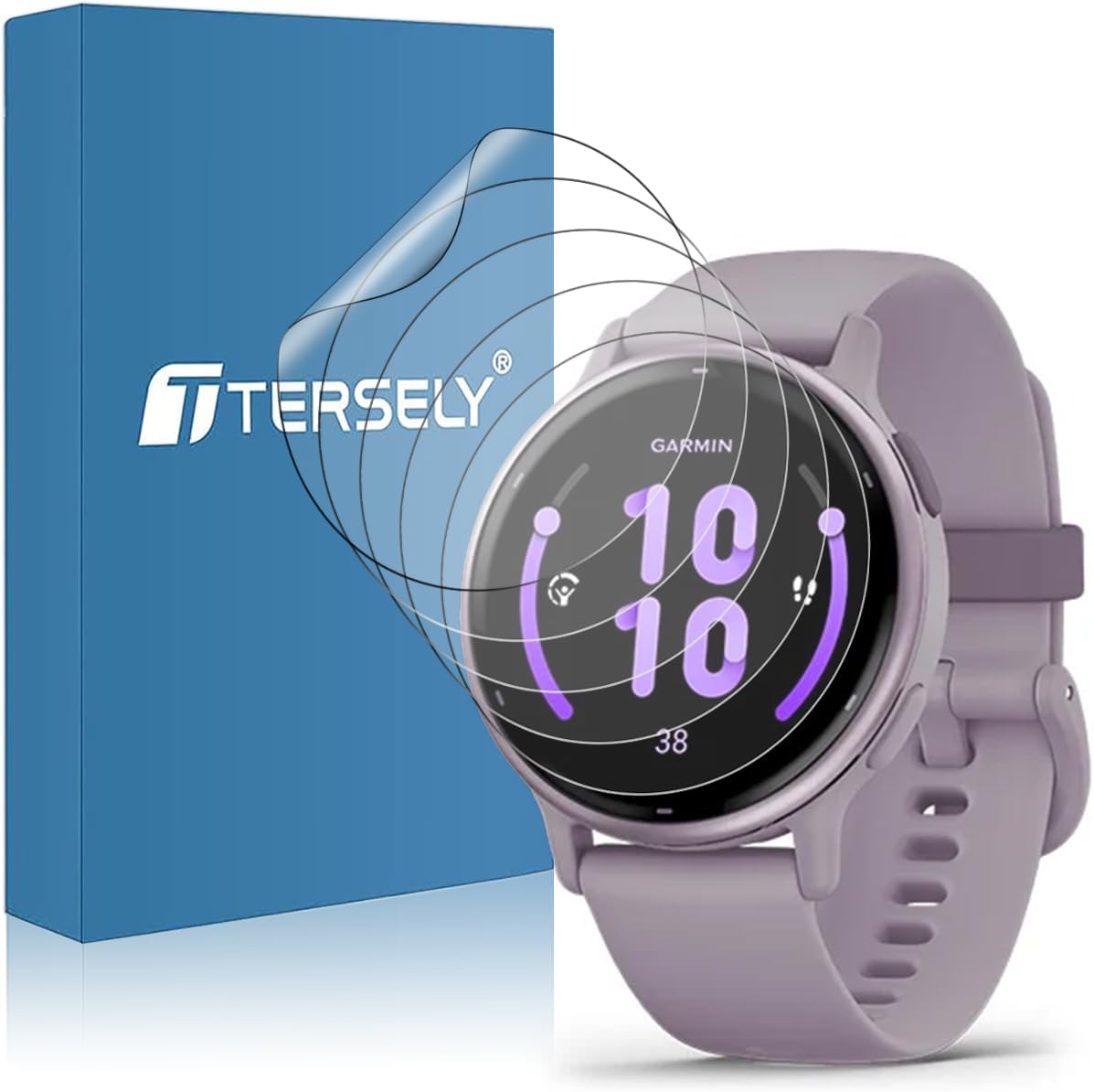 5/3/2/1 Pz Copertura Completa Protezioni Schermo In Vetro Morbido Per Garmin Vivoactive 5 Orologio Sportivo Pellicole Di Copertura Protettiva Impermeabile - Foto 9