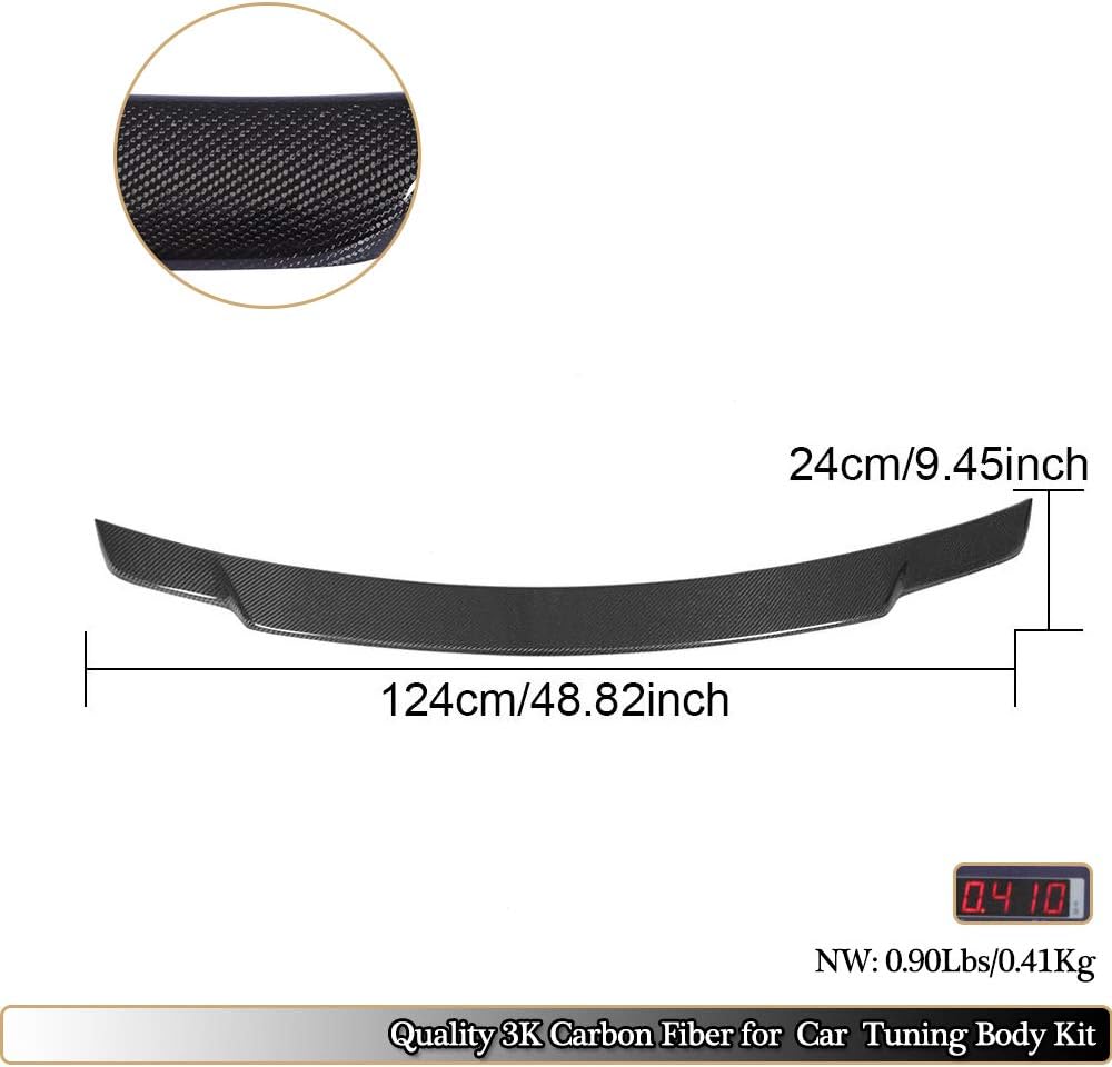 Trunk Spoiler fits Mercedes Benz CLS Class W218 Sedan 2012-2018 Factory Outlet CLS350 CLS400 CLS500 CLS550 CLS63 AMG Auto Carbon Fiber CF Rear Boot Lid Highkick Wing Lip