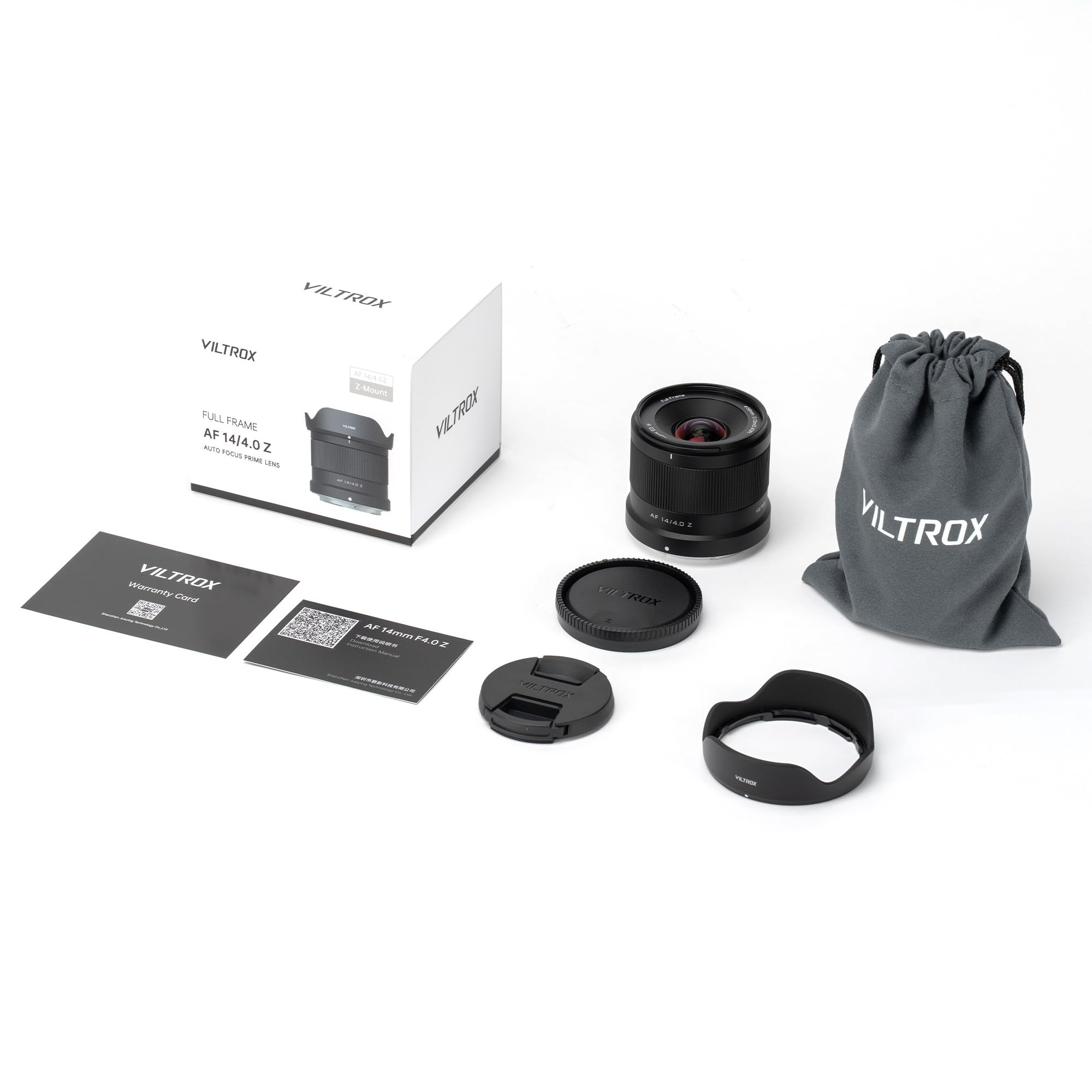 VILTROX 14mm F4.0 Z-Mount Obiettivo per Nikon, Full Frame Grande Apertura Ultra-Grandangolare Messa A Fuoco Automatica Primo Obiettivo Compatibile con Fotocamere Nikon Z-Mount Z5 Z50 Z50II Z6