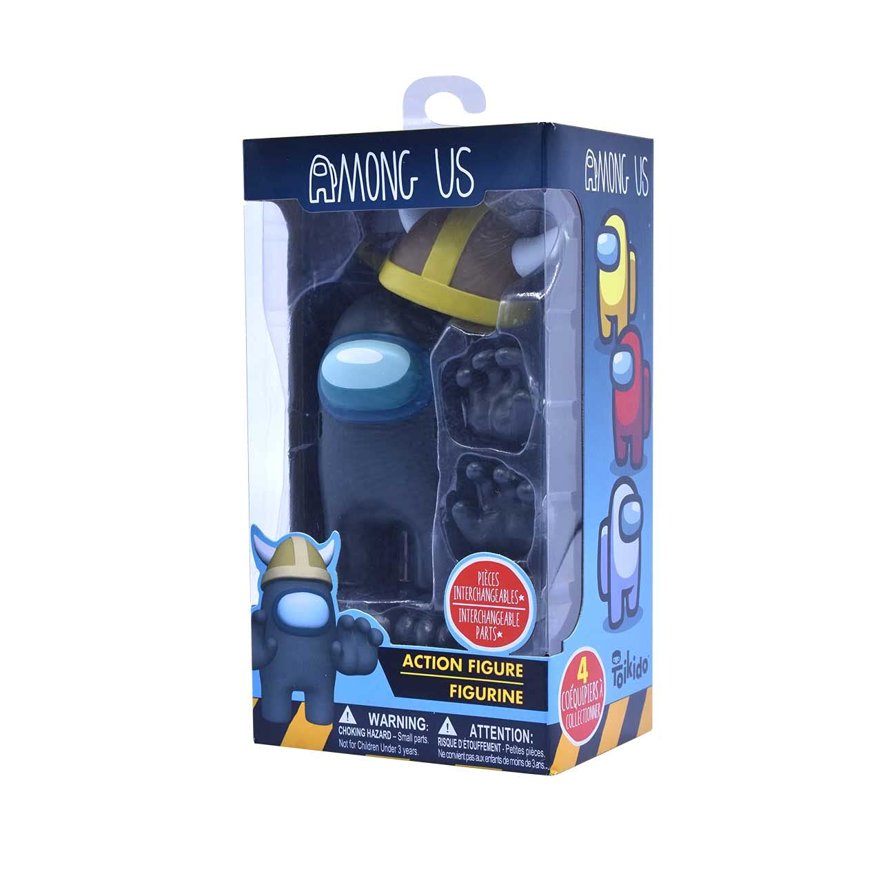 Just Toys Llc Among Us Action Figure Black W Viking Desertcart