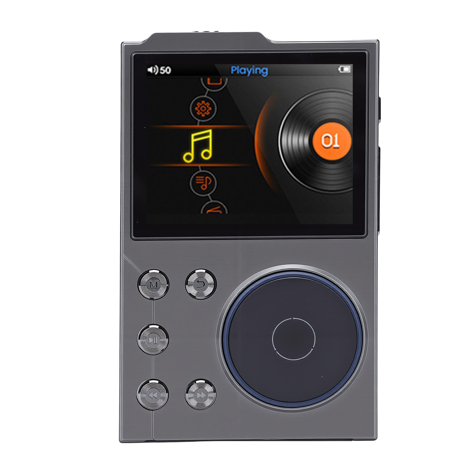 Lettore MP3 HiFi Ad Alta Risoluzione con Lettore Audio Digitale Bluetooth 5.0 Musicale Compatto per Appassionati di Musica 101 X 63 X 19 Mm