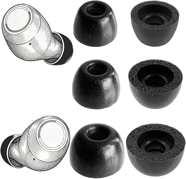 Replacement Memory Foam Eartips for JLab Go Air Earbuds Earpad