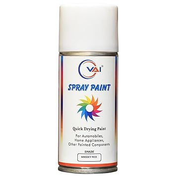 VAI Touch-up Spray paint MASSEY RED -225 ml - For Massey Ferguson Tractor all models, Trolly and Agriculture Equipments etc.