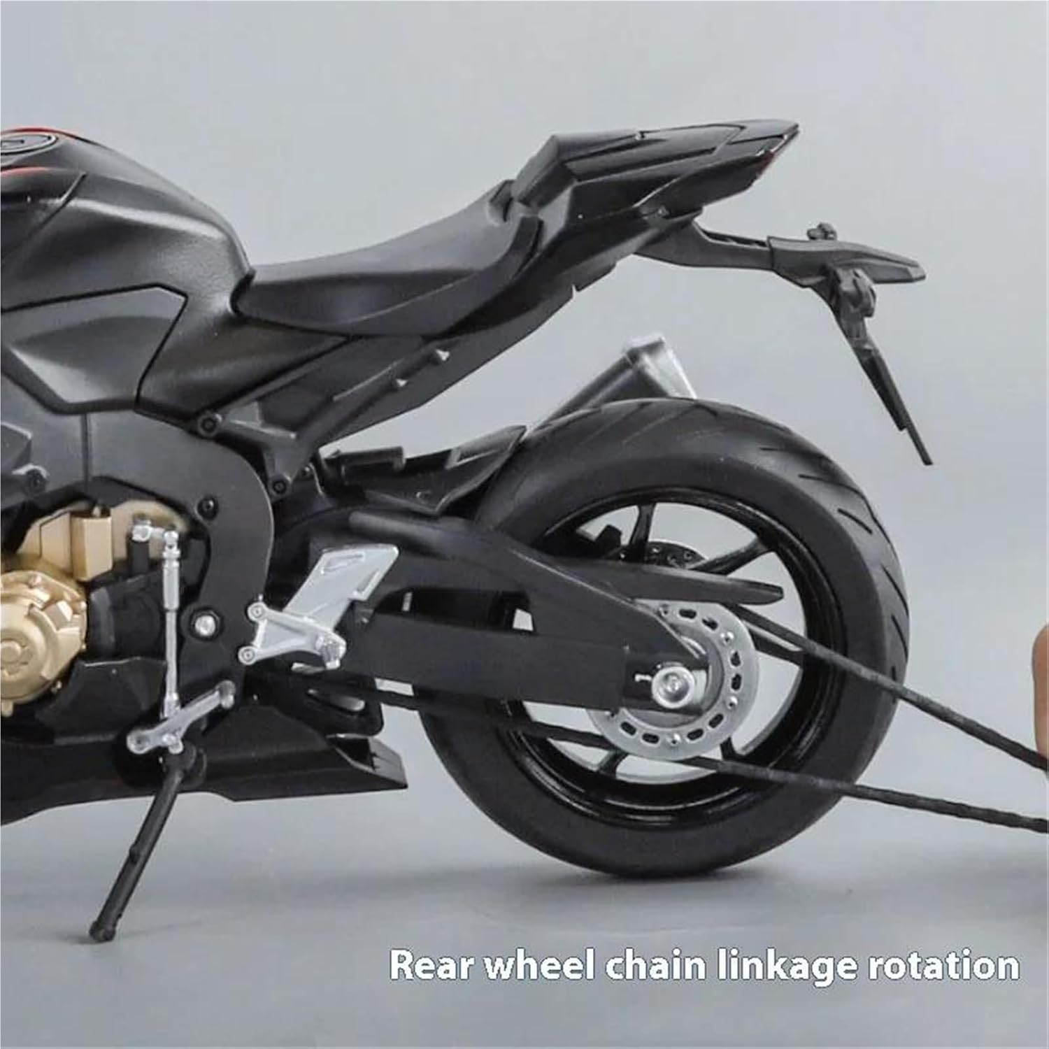 Collection 1/9 Motorcycle Model Diecasts Portable Racing Finger Motobike Simulation Collection Toys for H-ONDA CBR1000RR CBR 1000RR(Red)