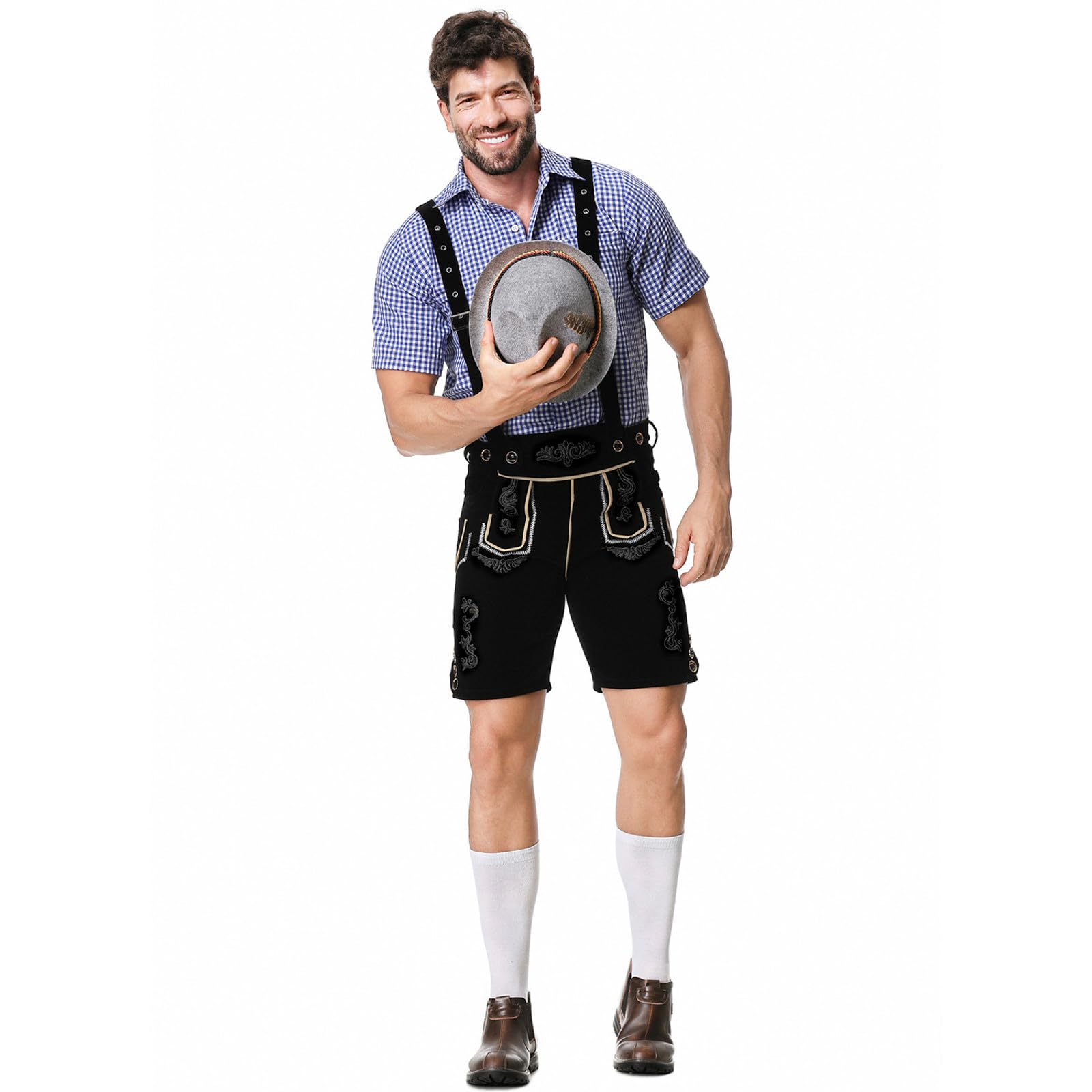 Conjunto genérico para hombre de 2 piezas de algodón, camiseta de manga corta, ropa corta, para ocio, verano, transpirable, suave, ligero, casual, moderno, elegante, relajación, casa A51