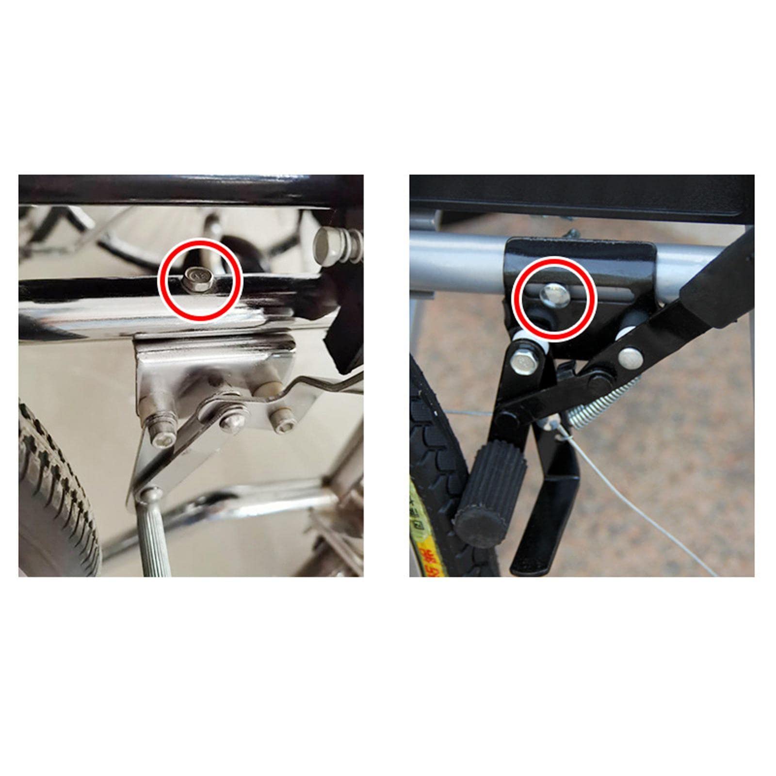 Palancas de freno universales para sillas de ruedas, accesorios manuales, estilo 1